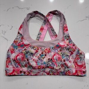 Lululemon Floral sports Bra size 6
